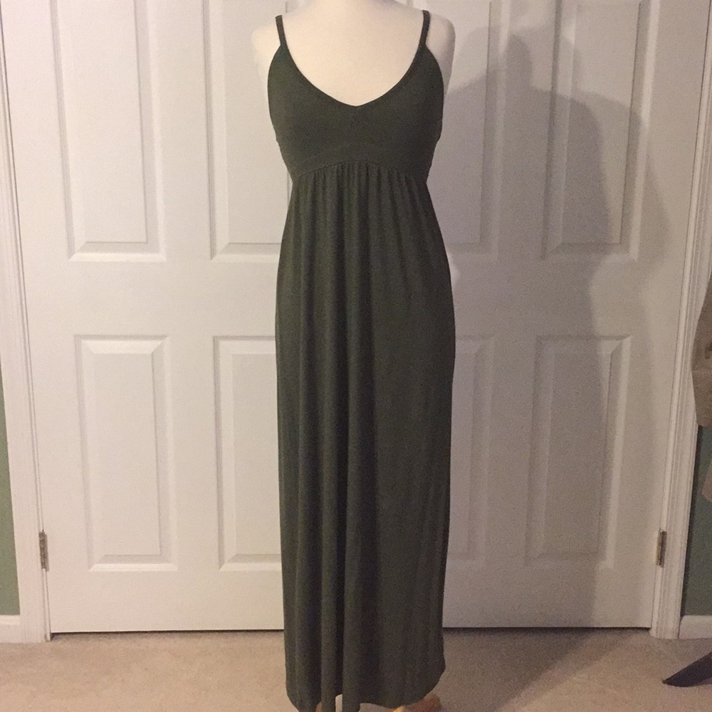 Olive Green Maxi Dress
